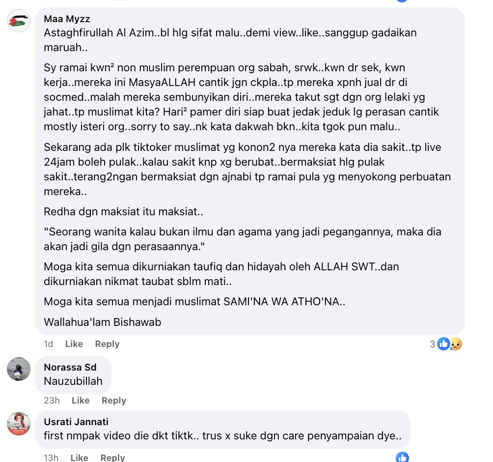 Ustazah Asma tegur influencer muslimah